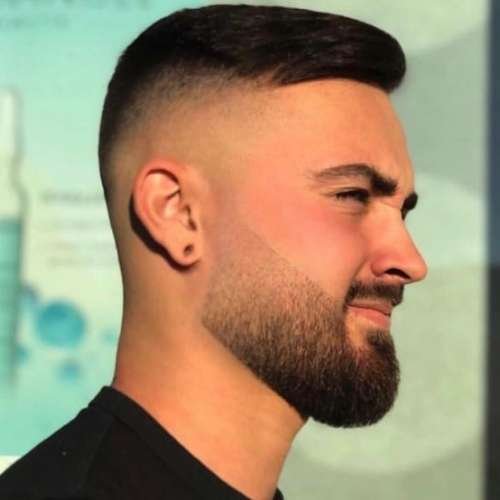 Beard Faded Taper with Line Up